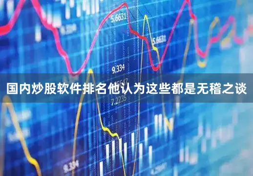 国内炒股软件排名他认为这些都是无稽之谈