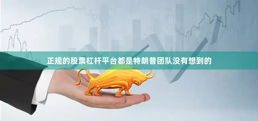 正规的股票杠杆平台都是特朗普团队没有想到的